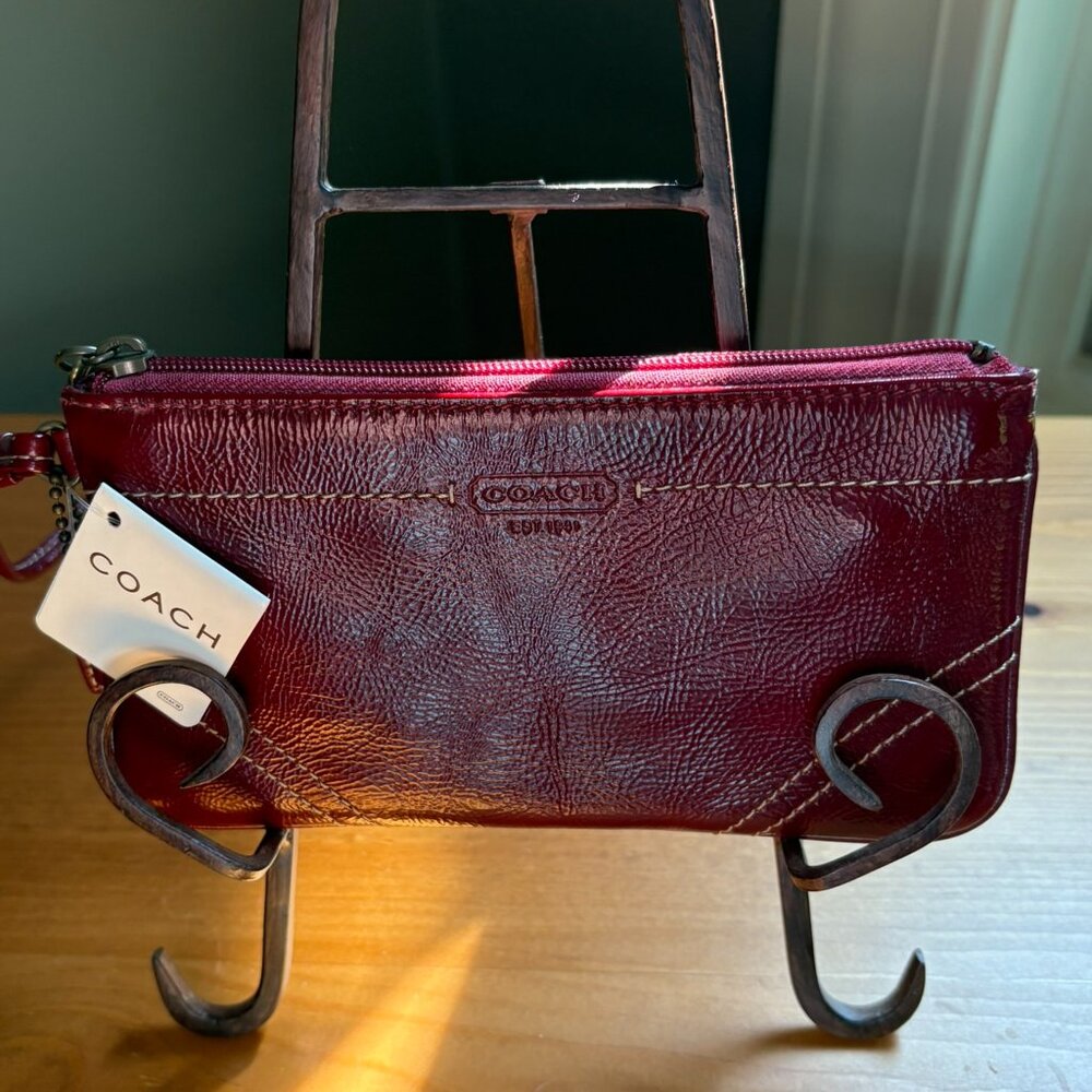 Coach Patent Leather Wristlet - NWT